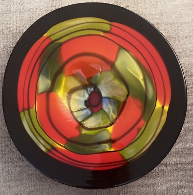 VIZ ART GLASS BOWL FOR TABLE OR HOME DECOR