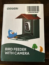 Osoeri Smart Bird Feeder with Camera, 1080P HD AI Identify Wild Bird Watching