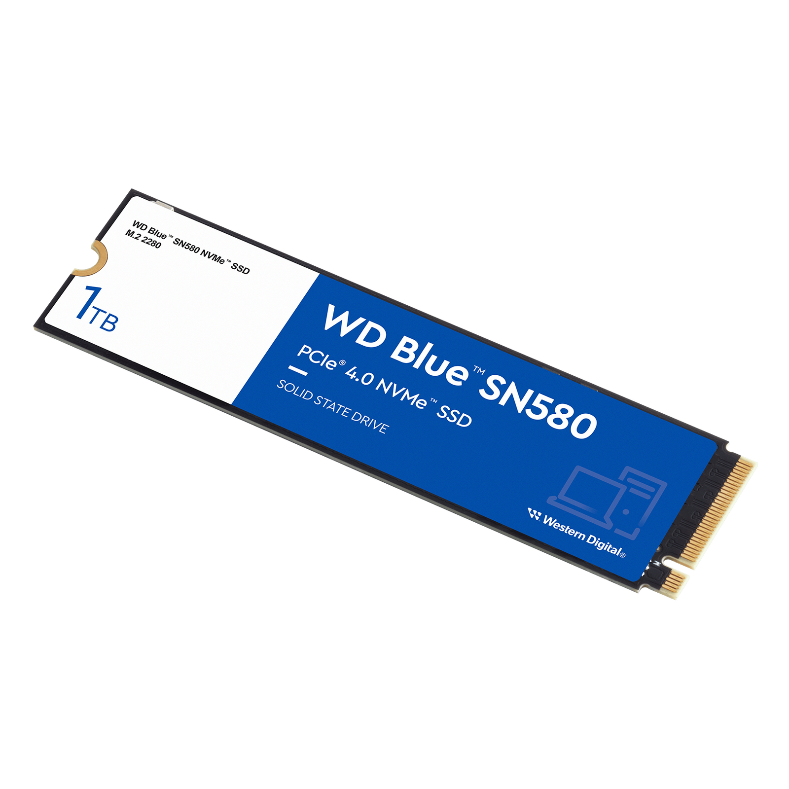 Western Digital WD Blue SN580 1TB M.2 NVMe Internal SSD 