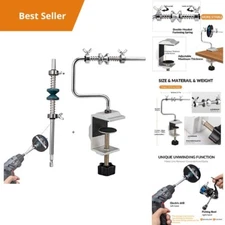 Fishing Line Spooler with Clamp - Portable Line Winder for Reels - Anti Tangle T