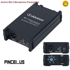 Alctron MA-3 Variable Impedance Microphone Preamplifier for Dynamic&Passive Mics