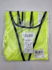 PRO SAFE Size XL High Visibility Yellow Mesh General Purpose Vest - NEW!