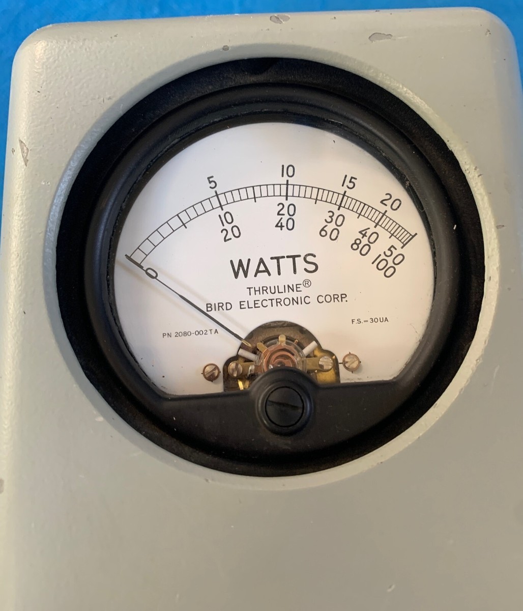 Carátula-Medidor De Reemplazo Para Wattmetro BIRD 43. - Tecno Depot México - Foto 2