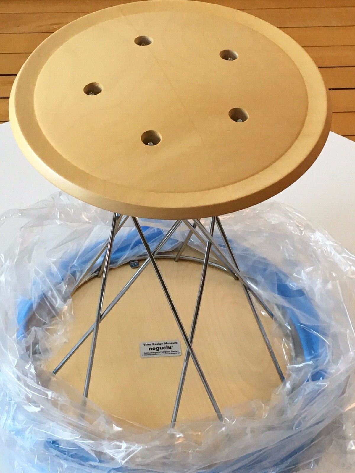 Rare NIB Vitra® Discontinued Noguchi Rocking Stool Knoll