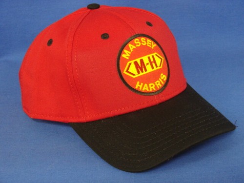 Massey Harris Tractor Hat - Black Red 