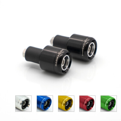 Antivibrations-Gegengewichte + Adapter für Motorrad Lenker Innen-Ø 16,5/18 mm