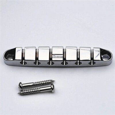Ibanez Guitar Fixed Matic Bridge Tailpiece Chrome Fit Ibanez AX,AR