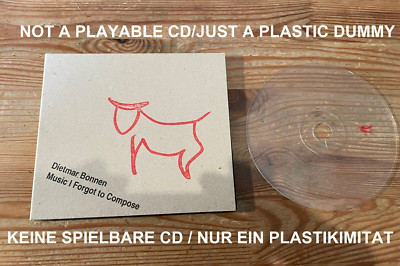 CD ART Dietmar Bonnen - Music I Forgot To Compose (0 Song) NURNICHTNUR digi