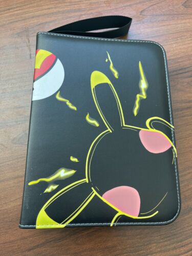 Pokemon Card Binder with Sleeves 400 Card Protectors Zipper No Ring Album Folder - Afbeelding 1 van 5