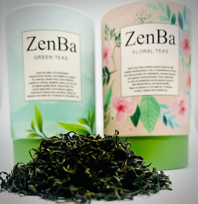 #ad ZenBa Premium Tea Collection 4Bx of Green Floral Tea with Fresh Loose Leaf Teas $317.59