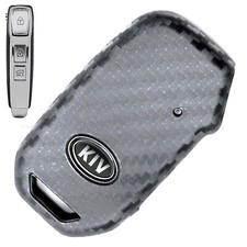 Schlüssel Silikon Carbon Cover Hülle für Kia Ceed Niro Stonic Proceed Rio Xceed
