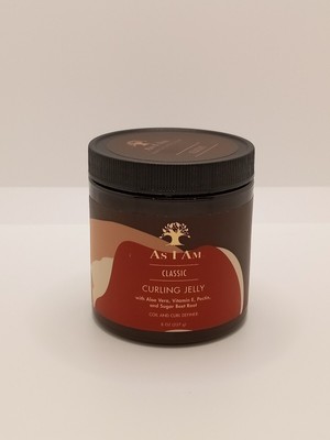 As I Am Classic Curling Jelly Coil and Curl Definer Vitamin E Aloe Vera 8 Oz