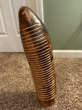 Vintage Handmade Guiro Percussion Instrument