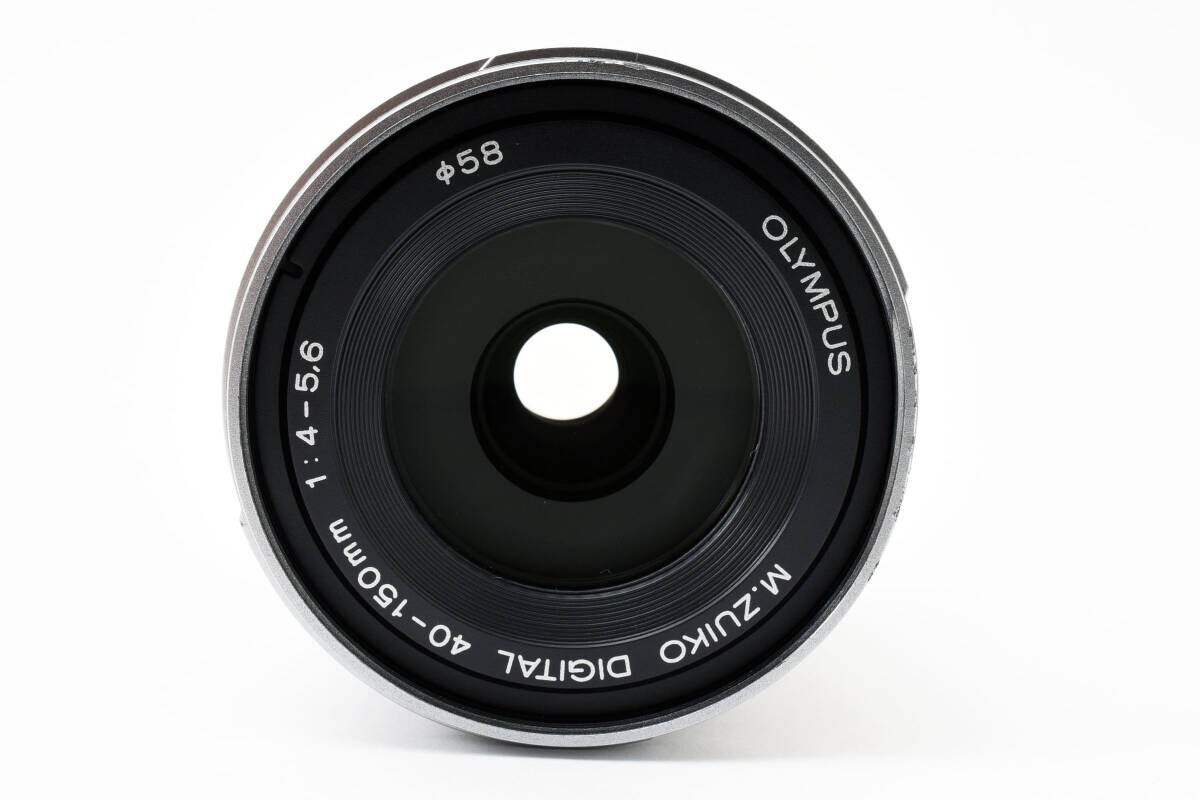 OLYMPUS M.ZUIKO DIGITAL ED 40-150mm F4.0-5.6 R Silver with Cap