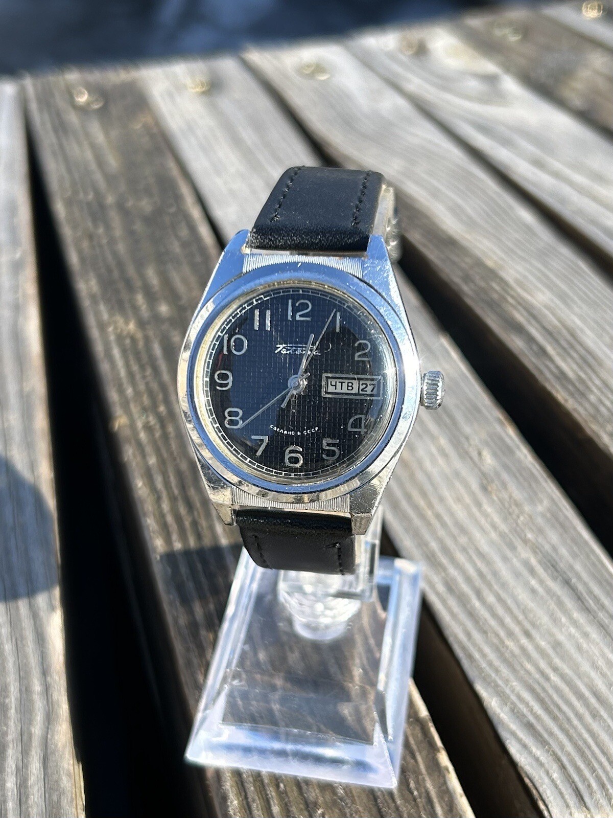 Vintage Soviet Collectible Raketa Watch Mechanical Wristwatch Made In USSR 1980s