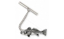 Redfish Tie Tack Jewelry Sterling Silver Handmade Fish Tie Tack RF1-TT