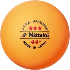 Nittaku 3pcs JTTA Large 44 Table Tennis Balls Plastic Ball NB-1010 From Japan
