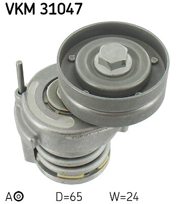 VKM 31047 SKF tensioning roller, V-rib belt for Audi, SEAT, ŠKODA, VW