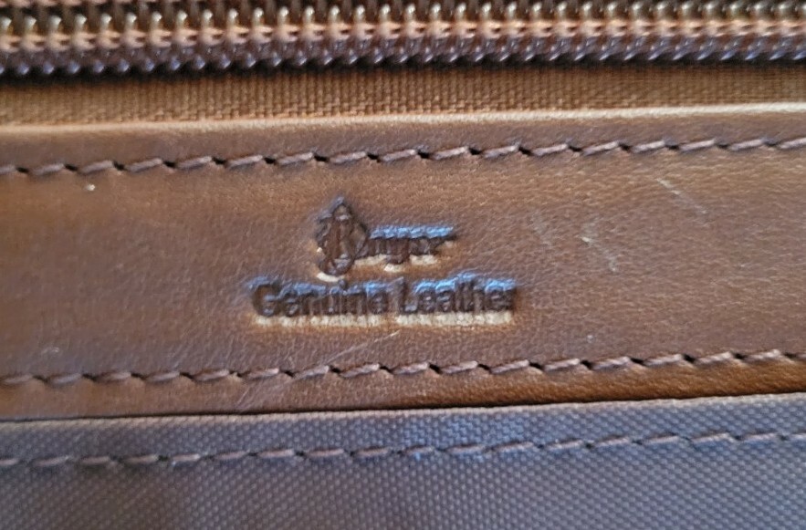 Royce Leather Deluxe Convertible Binder/ Portfolio Zippered Around Tan/ Saddle 