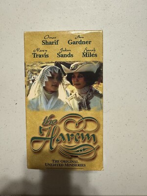 The Harem-3 VHS-Omar Sharif/Nancy Travis-Anchor Bay-Original  Used