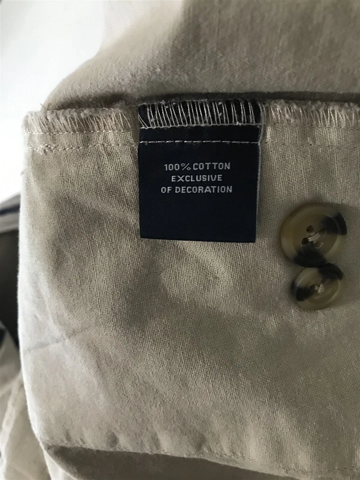 Pantalones Cortos Chinos Tailorbyrd 42 x 7.5" Colección Caqui Informales 100% Algodón Foto 4 de 4