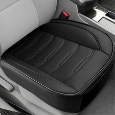 Pu Leather Car Seat Cover Front Seat Bottom Cushion Universal Sedan Suv Truck