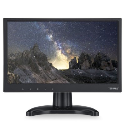 TOGUARD Security Monitor 15.6''LCD Monitor Display Screen with AV VGA HDMI for PC