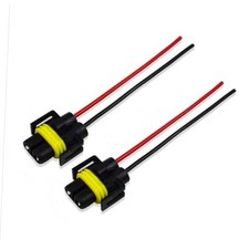2PCS H8/ H9/ H11 Fog Light Harness Connector, Female Adapter Wiring Harness