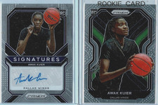 AWAK KUIER 2021 Panini Prizm WNBA Auto/RC 2-Card Lot 🏀 WINGS