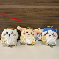 10cm New Chiikawa Angel Wings Plush Keychain Halloween Cartoon Doll Gift