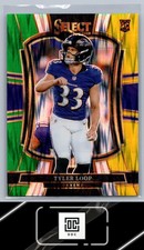 2025 Panini Select #161 Tyler Loop Green and Yellow Prizm Shock
