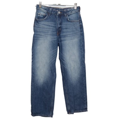 H&M, Jeans, Größe: 152, LOOSE FIT ADJUSTABLE WAIST STRAIGHT LEG, Blau #LE2