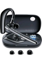 Bluetooth Headset V5.3, Wireless Earpiece with 500mAh Charging Case Hand-Free