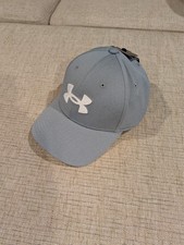 Under Armour Blitzing Low Men's Stretch Fit Cap - Embroidered - Grey White