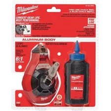 Milwaukee Tool 48-22-3992 Chalk Line Reel, Braided, 100 Ft L