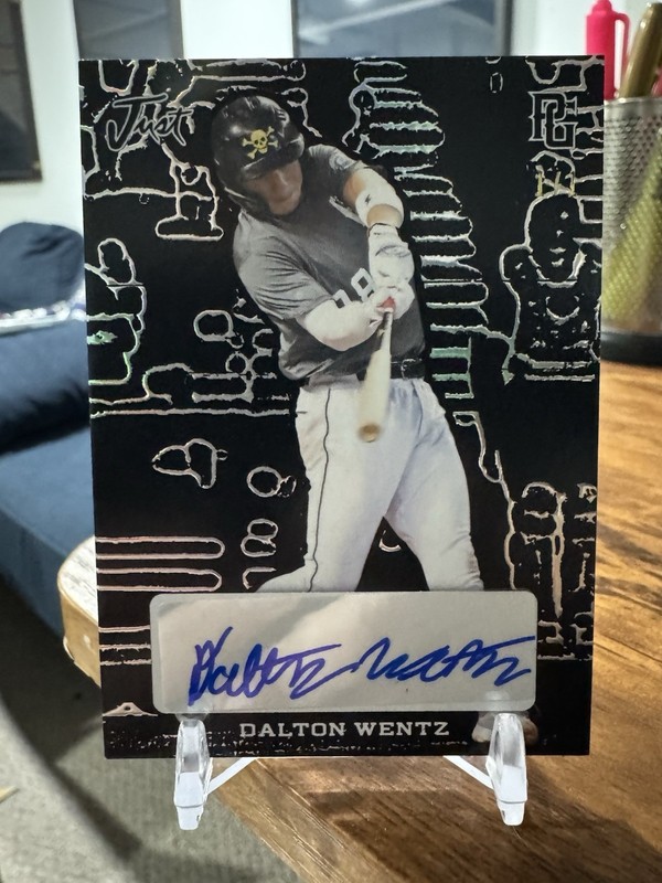 DALTON WENTZ 2023 LEAF PERFECT GAME 1st PROSPECT RC AUTO #1/1