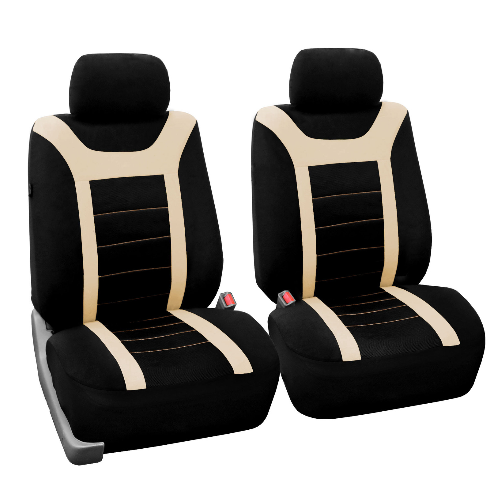 FH Group Universal Fit Sports Car Seat Covers for SUV Truck - 2 Front Seats