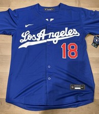 Yoshinobu Yamamoto #18 LA Dodgers Blue Jersey - Large