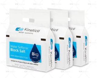 3 bags of Unopened KINETICO Block Salt for Water Softener KENT COLLECTION