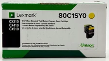 Lexmark Genuine CS310 Yellow Toner 80C1SYO OEM Original CS410 CS510