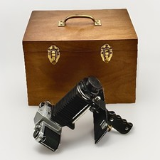 Vtg Asahi Pentax H1a Bellows Dental Macro Kit w/ Novoflex Lens  Case