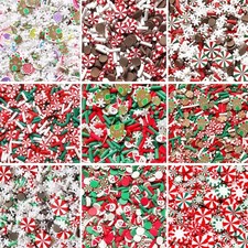 EHOPE Fake Sprinkles Fake Christmas Sprinkles Polymer 01-Christmas-9 Styles