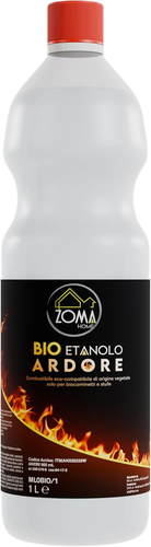 Camino A Bioetanolo Da Terra Per Interno Esterno CARAVAGGIO Bianco L100xp40xh40 Cm 8056157806103 - Foto 10