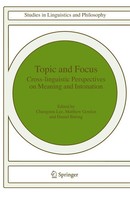 Chungmin Lee (U. A.) | Topic And Focus | Taschenbuch | Englisch (2008) | X