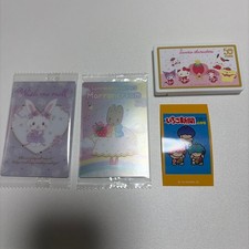 Sanrio Wafers Card Set Wish Me Mell & Marroncream, 4 Pcs, Used, No