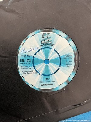 Commodores. Easy . 7  single.   1977; Motown