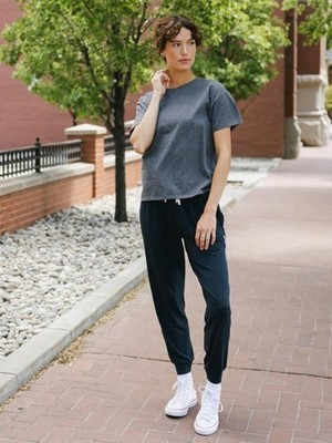 Cozy Earth - Women s All Day Tee 100% Cotton T-Shirt - Relaxed Fit - Soft & Brea