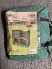 lazy bones canvas hutch & run cover 108x57x92cm (LB-304HC)