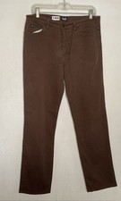Dolce Gabbana Men’s Designer pants brown stretch cotton Size 35 Chino