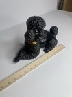 Vintage MCM Black Poodle Figurine Lot of 2 Atlantic Mold Germany Ceramic Set — photo 9